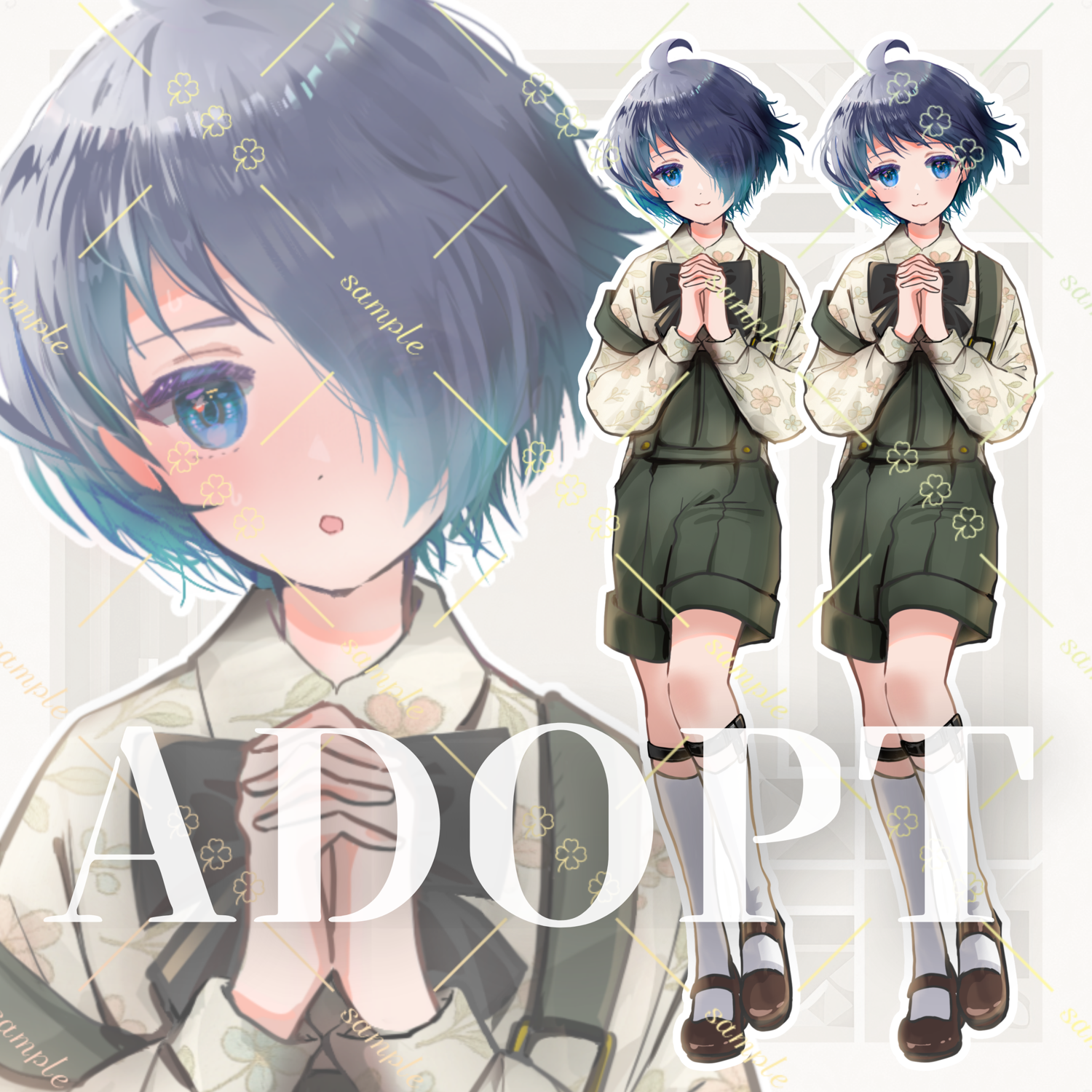 【キャラ販売】立ち絵(前髪差分)